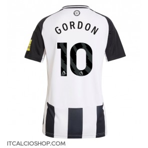 Newcastle United Anthony Gordon #10 Prima Maglia Femmina 2024-25 Manica Corta